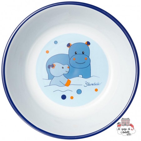 Bowl - Norbert the Hippopotamus - STE-6831620 - Sterntaler - Plates and Bowls - Le Nuage de Charlotte