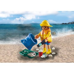 Bénévole ramassage de déchets - PLAY-71163 - Playmobil - Playmobil - Le Nuage de Charlotte