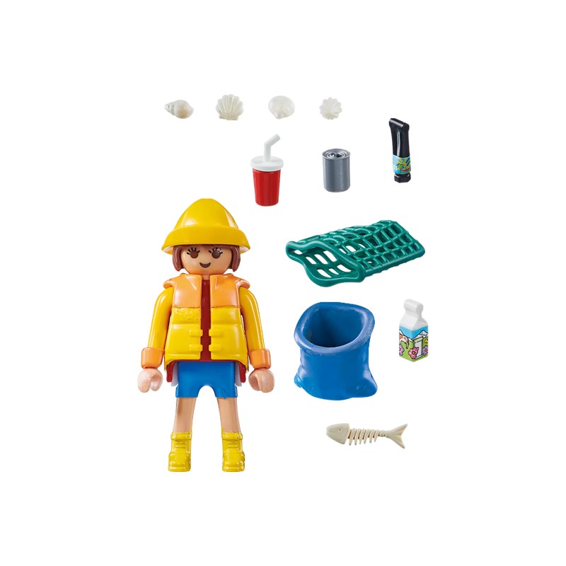 Bénévole ramassage de déchets - PLAY-71163 - Playmobil - Playmobil - Le Nuage de Charlotte