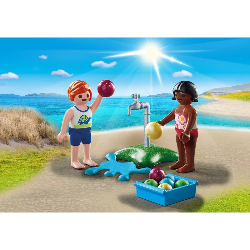 Enfants et ballons d'eau - PLAY-71166 - Playmobil - Playmobil - Le Nuage de Charlotte