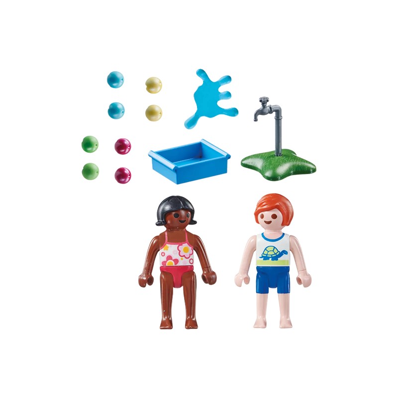 Enfants et ballons d'eau - PLAY-71166 - Playmobil - Playmobil - Le Nuage de Charlotte