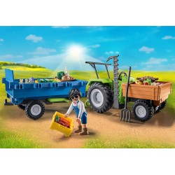 Tracteur avec remorque - PLAY-71249 - Playmobil - Playmobil - Le Nuage de Charlotte