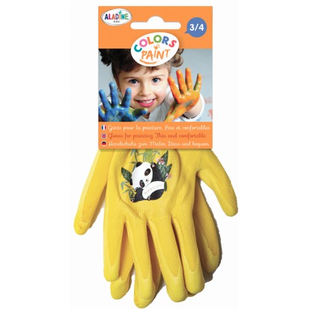 Color Paint - Gants de peinture 3/4 ans - ALA-42085 - AladinE - Tabliers et gants - Le Nuage de Charlotte