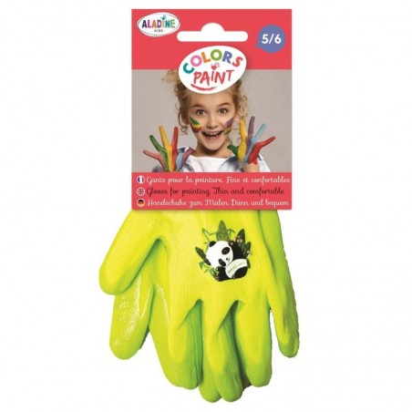 Color Paint - Gants de peinture 5/6 ans - ALA-42086 - AladinE - Tabliers et gants - Le Nuage de Charlotte