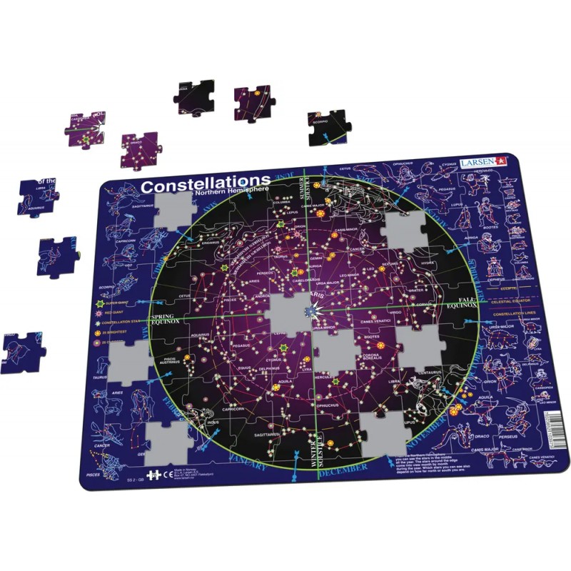 Constellations - 70 pièces (FR) - LARS-SS2-FR - Larsen - Puzzles pour les petits - Le Nuage de Charlotte