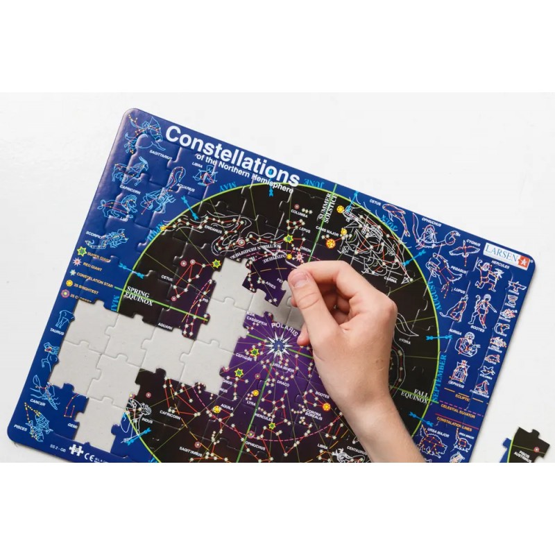 Constellations - 70 pièces (FR) - LARS-SS2-FR - Larsen - Puzzles pour les petits - Le Nuage de Charlotte