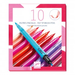 10 felt brushes - Sweet - DJE-DJ08802 - DJECO - Pens, pencils, ... - Le Nuage de Charlotte