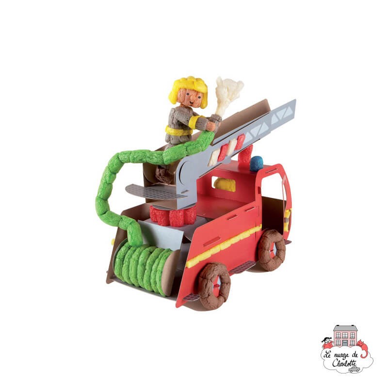 PlayMais CLASSIC Firetruck - PLM-160442 - PlayMais - PlayMais - Le Nuage de Charlotte