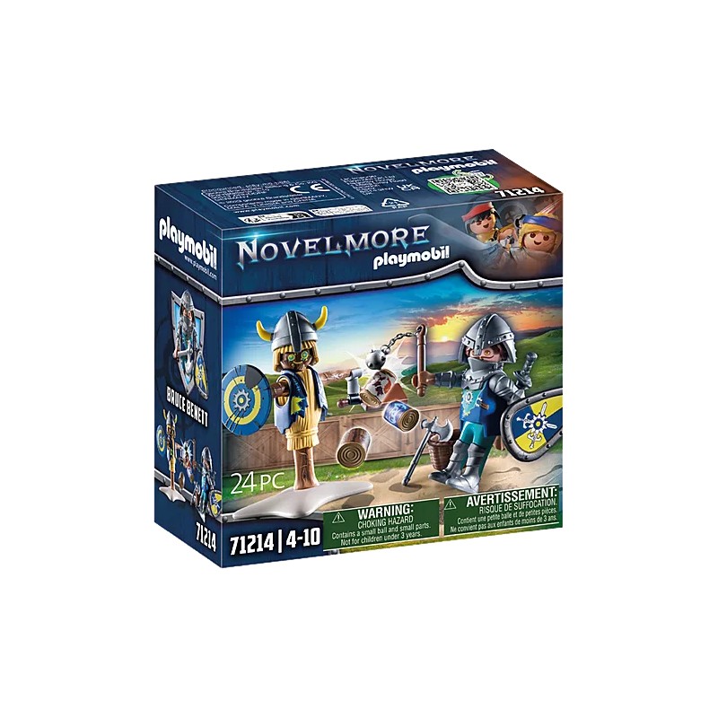 Chevalier Novelmore et mannequin d'entrainement - PLAY-71214 - Playmobil - Playmobil - Le Nuage de Charlotte