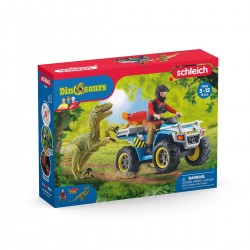 Quad escape from Velociraptor - SCH-41466 - Schleich - Figures and accessories - Le Nuage de Charlotte