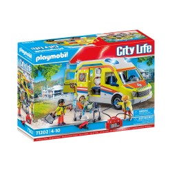 Ambulance avec effets lumineux et sonore - PLAY-71202 - Playmobil - Playmobil - Le Nuage de Charlotte