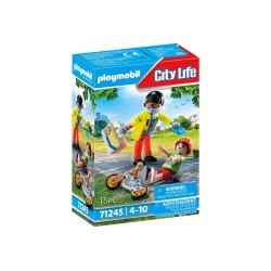 Secouriste avec blessé - PLAY-71245 - Playmobil - Playmobil - Le Nuage de Charlotte