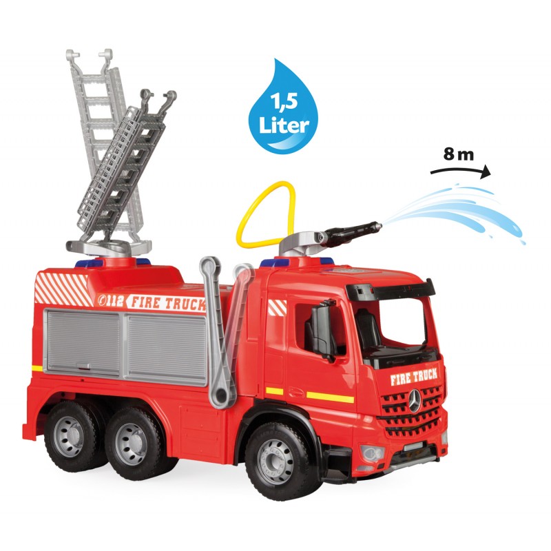 GIGA Trucks Ride-on Fire Truck - LEN-02158 - Lena - Cars, Trucks, etc. - Le Nuage de Charlotte