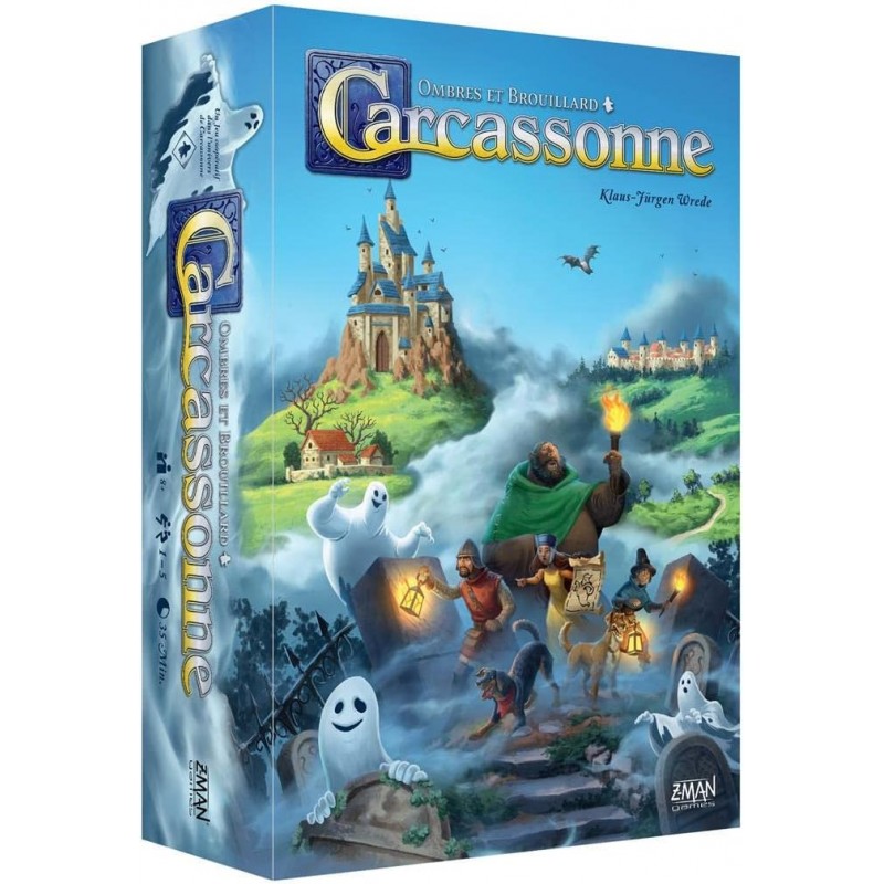 Carcassonne - Ombres et Brouillard - ZMA-70441 - Z-Man - Board Games - Le Nuage de Charlotte