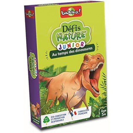 Défis Nature Junior - Au temps des dinosaures - BIOV-15400268 - BioViva - Jeux de société - Le Nuage de Charlotte