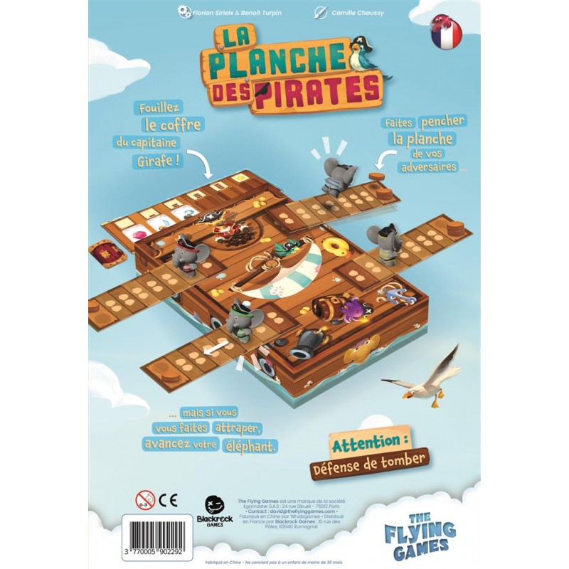 La Planche des Pirates - Défense de tomber - FLG-BLACK011 - The Flying Games - Board Games - Le Nuage de Charlotte