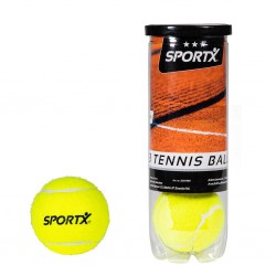 SportX Set de 3 balles de tennis - SPX-2001985 - SportX - Jeux d'éxtérieur - Le Nuage de Charlotte