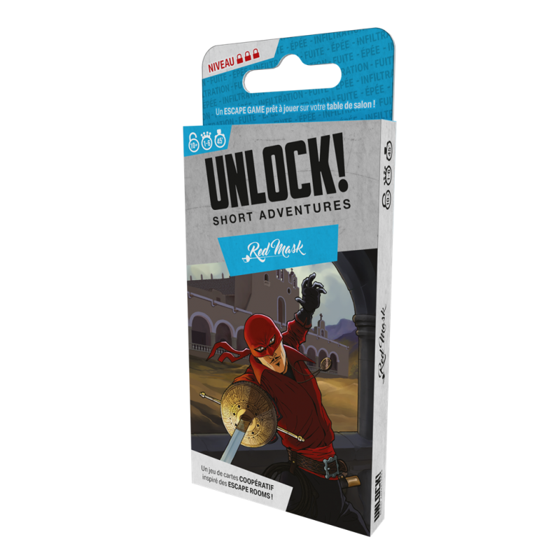 Unlock! Short 7 - Red mask - SPC-191678 - Z-Man - Jeux de société - Le Nuage de Charlotte