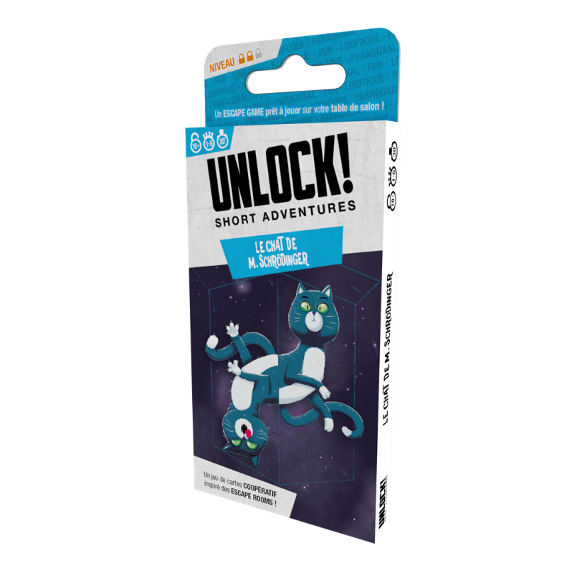 Unlock! Short 8 - Le Chat de M. Schrödinger - SPC-191679 - Z-Man - Jeux de société - Le Nuage de Charlotte