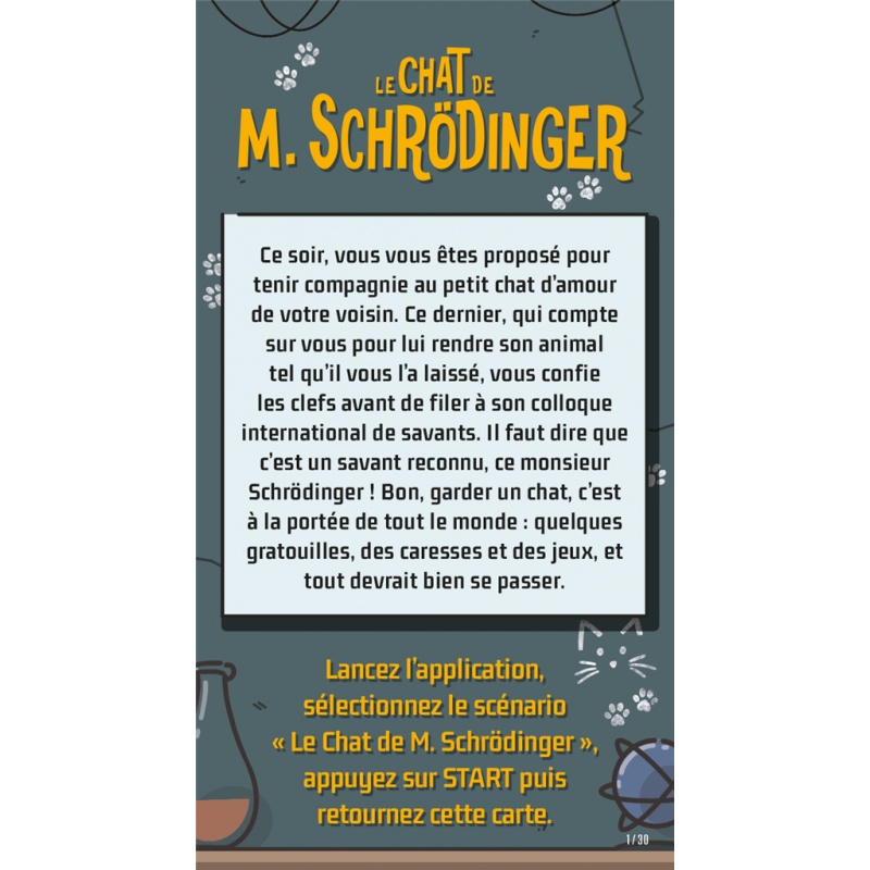 Unlock! Short 8 - Le Chat de M. Schrödinger - SPC-191679 - Z-Man - Jeux de société - Le Nuage de Charlotte