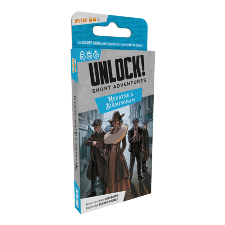 Unlock! Short 9 - Meurtre à Birmingham - SPC-191719 - Z-Man - Board Games - Le Nuage de Charlotte