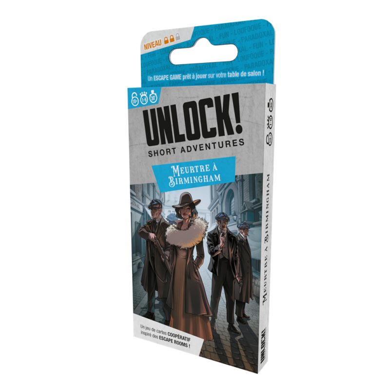 Unlock! Short 9 - Meurtre à Birmingham - SPC-191719 - Z-Man - Jeux de société - Le Nuage de Charlotte