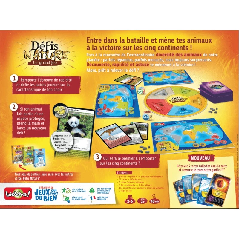 Défis Nature - Le grand jeu - BIOV-15189 - BioViva - Board Games - Le Nuage de Charlotte