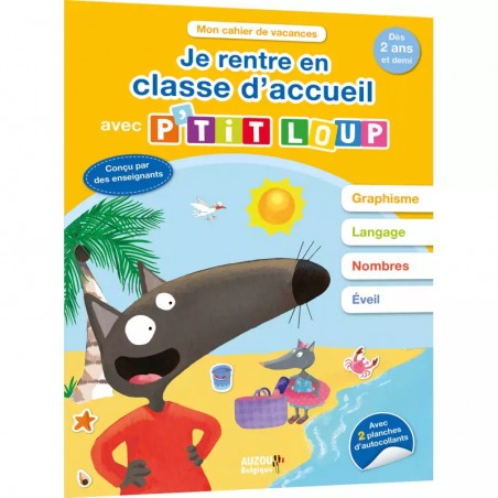 Je rentre en classe d'accueil avec p'tit loup - AUZ-9782733871201 - Editions Auzou - Livres d'Activités - Le Nuage de Charlotte