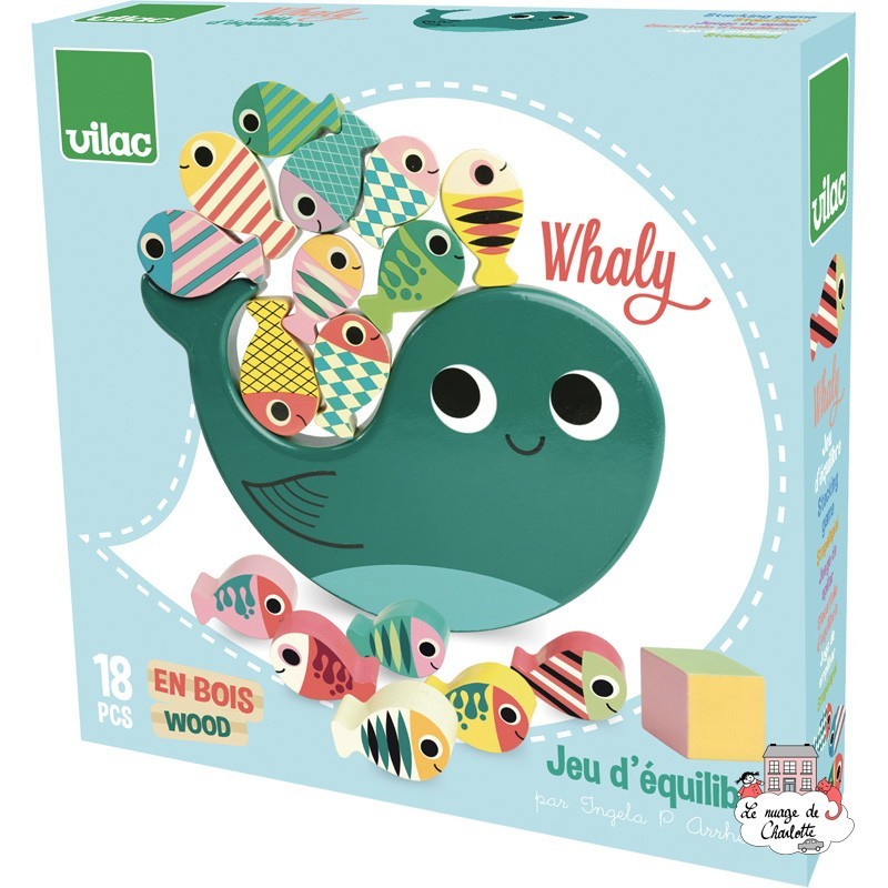 Stacking Game Whaly - VIL-7716 - Vilac - Board Games - Le Nuage de Charlotte