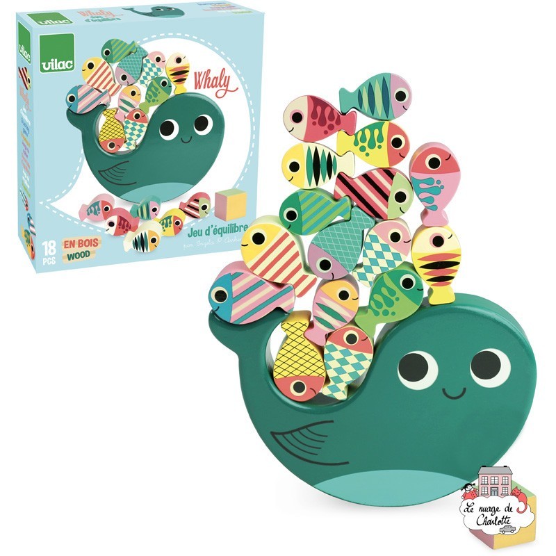 Stacking Game Whaly - VIL-7716 - Vilac - Board Games - Le Nuage de Charlotte