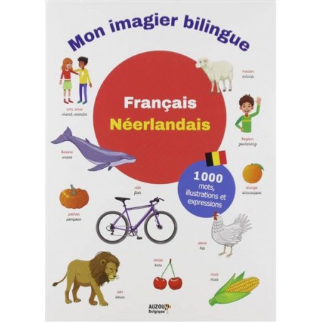 Mon imagier bilingue - Français Néerlandais - AUZ-9782733875285 - Editions Auzou - Imagiers et éveil - Le Nuage de Charlotte