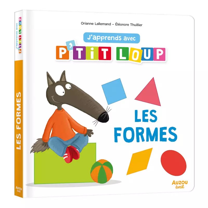 J'apprends avec p'tit loup - Les formes - AUZ-9791039522120 - Editions Auzou - Livres d'Activités - Le Nuage de Charlotte