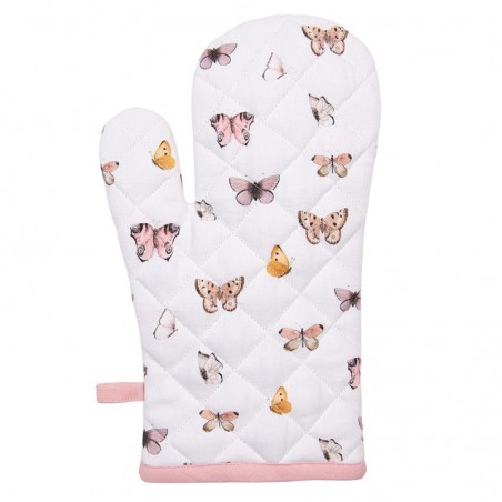 Gant de cuisine pour enfants - Beige rose papillon - CLEE-BPD44K - Clayre & Eef - Cuisiner comme un grand - Le Nuage de Charl...