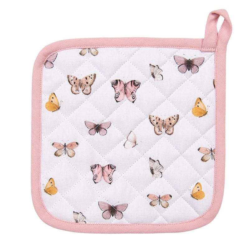 Manique pour enfants - Beige rose papillon - CLEE-BPD45K - Clayre & Eef - Cuisiner comme un grand - Le Nuage de Charlotte