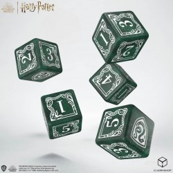 Harry Potter - Dés et Sac Serpentard [5 dés] - QWO-190142/2023/2/A/D6B - Q Workshop - Dés, sacs et autres accessoires - Le Nu...