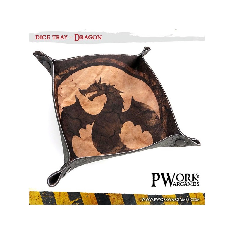 Piste à dés - Dragon - PWW-DT00200N - PWork Wargames - Dés, sacs et autres accessoires - Le Nuage de Charlotte