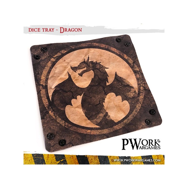 Piste à dés - Dragon - PWW-DT00200N - PWork Wargames - Dés, sacs et autres accessoires - Le Nuage de Charlotte