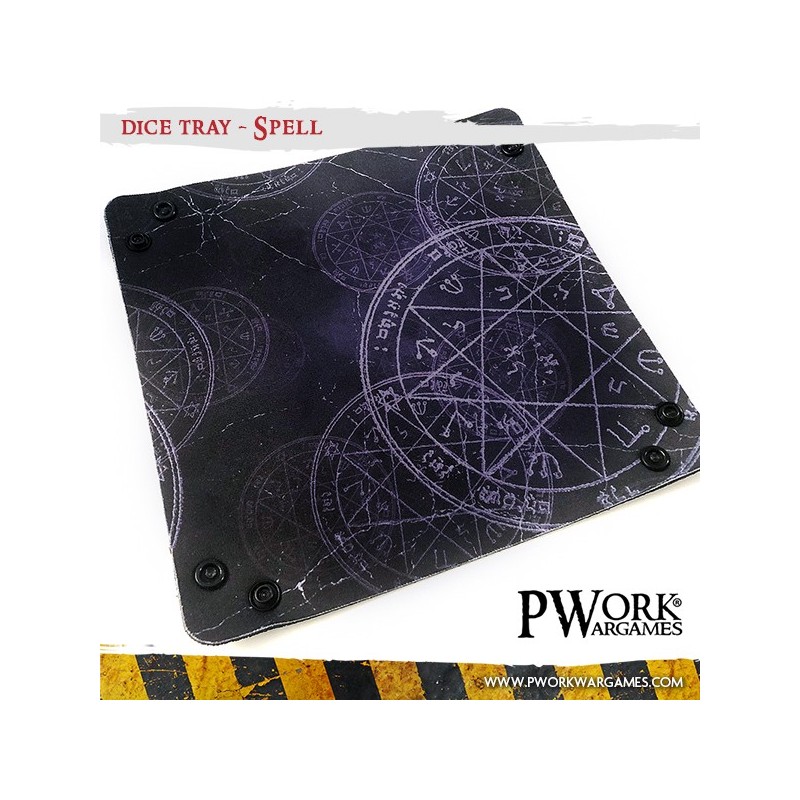 Piste à dés - Spell - PWW-DT00800N - PWork Wargames - Dés, sacs et autres accessoires - Le Nuage de Charlotte