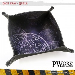 Piste à dés - Spell - PWW-DT00800N - PWork Wargames - Dés, sacs et autres accessoires - Le Nuage de Charlotte