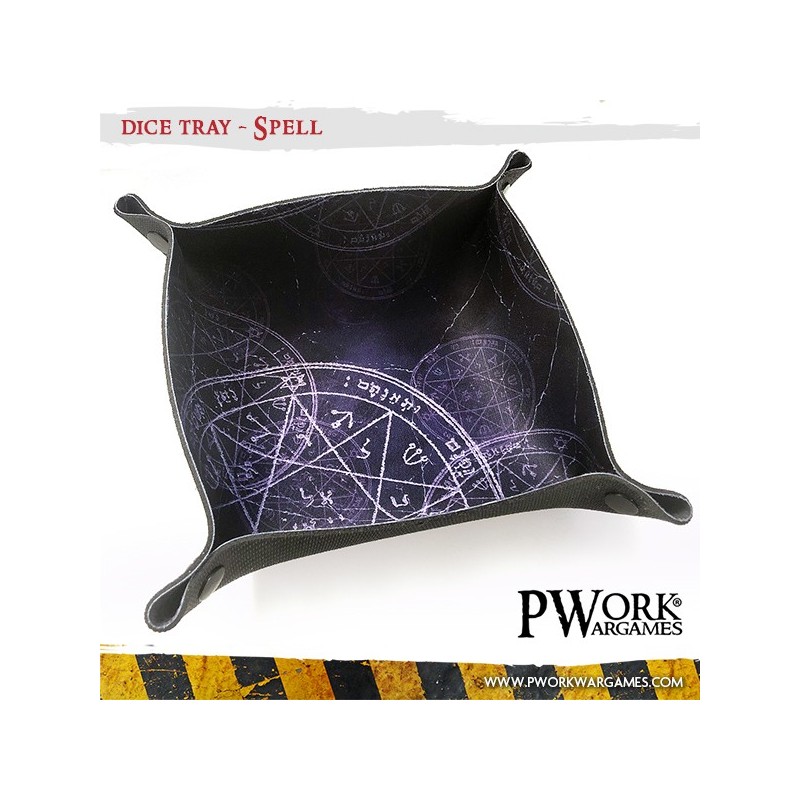 Dice Tray - Spell - PWW-DT00800N - PWork Wargames - Dices, bags and other accessories - Le Nuage de Charlotte