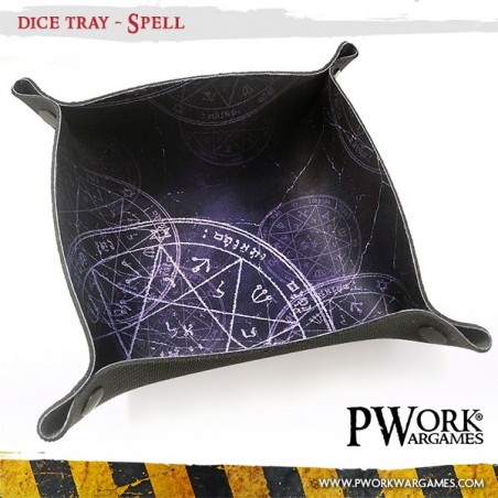 Piste à dés - Spell - PWW-DT00800N - PWork Wargames - Dés, sacs et autres accessoires - Le Nuage de Charlotte