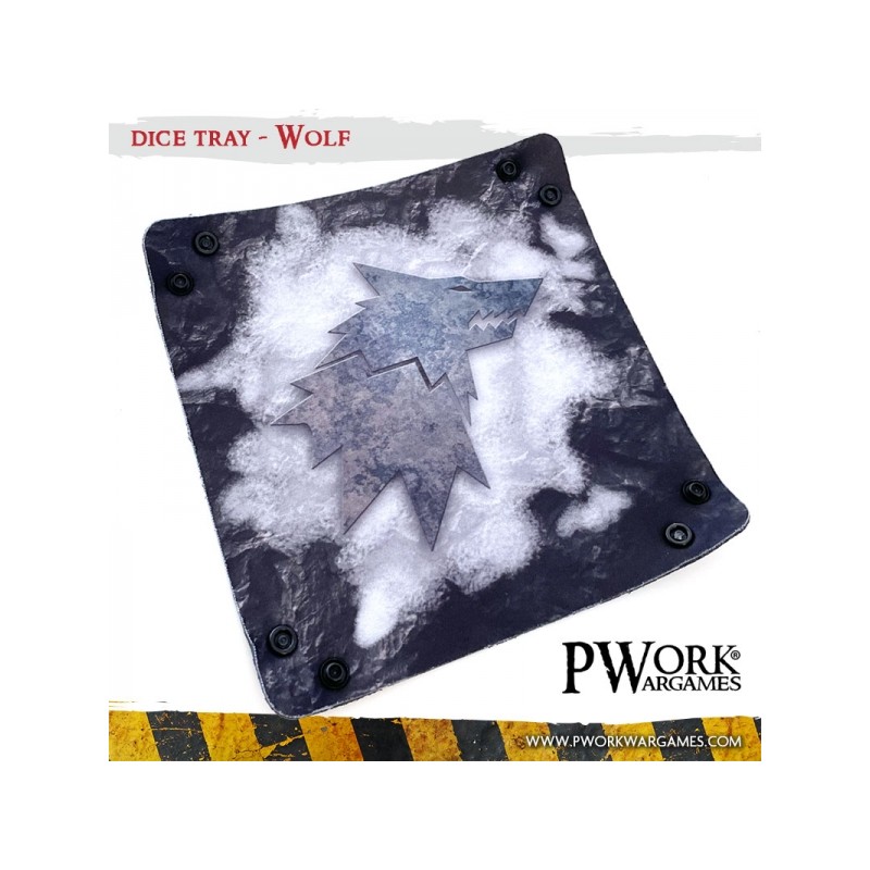 Piste à dés - Wolf - PWW-DT01300N - PWork Wargames - Dés, sacs et autres accessoires - Le Nuage de Charlotte