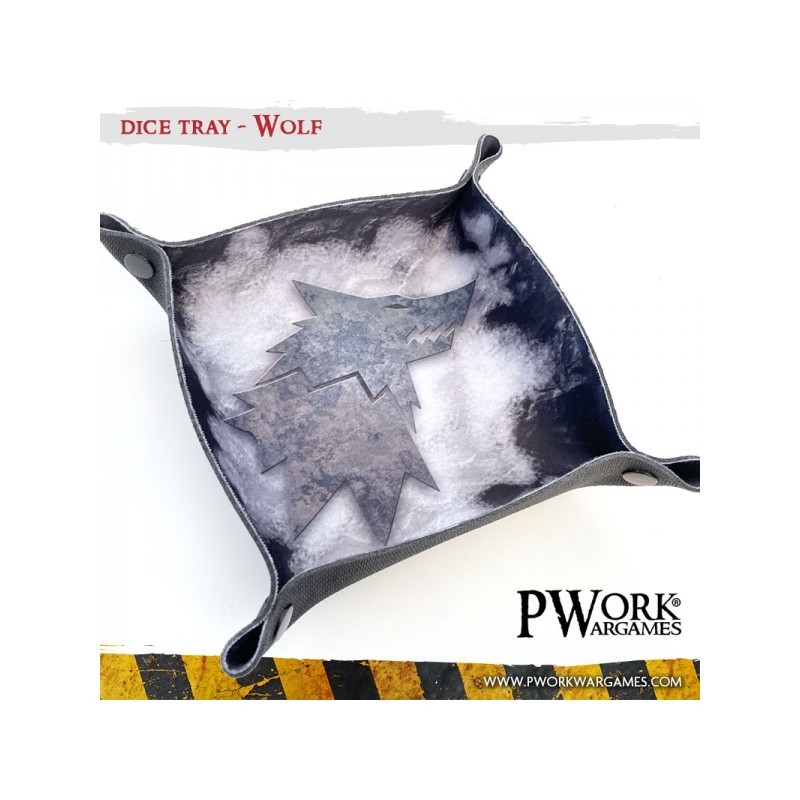 Piste à dés - Wolf - PWW-DT01300N - PWork Wargames - Dés, sacs et autres accessoires - Le Nuage de Charlotte