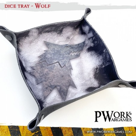 Dice Tray - Wolf - PWW-DT01300N - PWork Wargames - Dices, bags and other accessories - Le Nuage de Charlotte