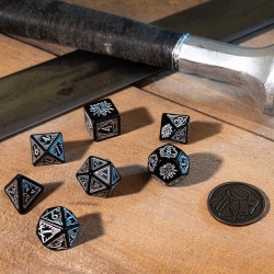 The Witcher Dice Set - Geralt - The Silver Sword [7 dices] - QWO-SWGE04 - Q Workshop - Dices, bags and other accessories - Le...