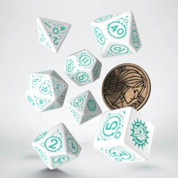 The Witcher Dice Set - Ciri - The Law of Surprise [7 dices] - QWO-SWCI01 - Q Workshop - Dices, bags and other accessories - L...