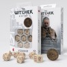 Set de dés The Witcher - Vesemir - Le vieux loup [7 dés] - QWO-SWVE01 - Q Workshop - Dés, sacs et autres accessoires - Le Nua...