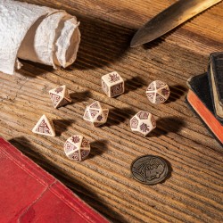 The Witcher Dice Set - Vesemir - The Old Wolf [7 dices] - QWO-SWVE01 - Q Workshop - Dices, bags and other accessories - Le Nu...