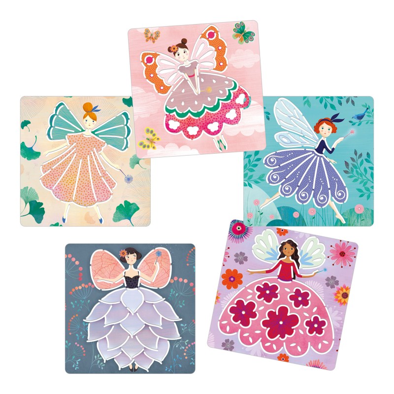 Stencils - Fairies - DJE-DJ08821 - DJECO - Stencils - Le Nuage de Charlotte