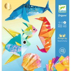 Origami - Animaux marins - DJE-DJ08758 - DJECO - Origami - Le Nuage de Charlotte